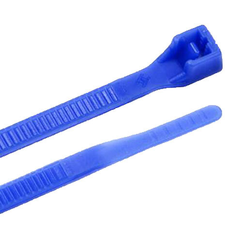 CCTN-081-FBEC 8 NEON BLUE NYLON 50LB STANDARD CABLE TIE 100 PACK