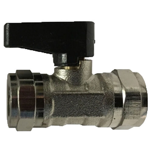 46650 1/8 NICKEL PLATED BRASS FIP X FIP BALL VALVE 250 PSI