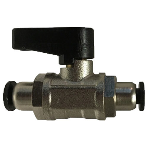 28401 1/4 NICKEL PLATED BRASS PUSH-FIT BALL VALVE 250 PSI