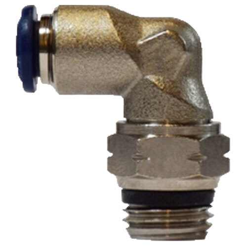 20079N 1/8 X 1/8 NICKEL PLATED BRASS PUSH-IN 90 DEGREE SWIVEL MALE ELBOW