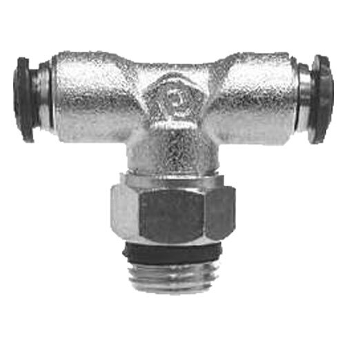 20103N 1/8 X 1/8 NICKEL PLATED BRASS PUSH-IN SWIVEL MALE BRANCH TEE