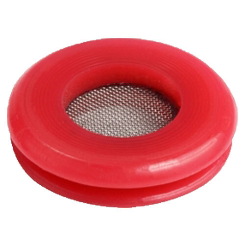 39557 RED EMERGENCY POLYURETHANE GLADHAND SEAL WITH SCREEN FILTER