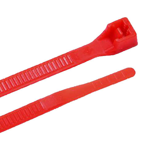 CTC-040-RED 4 RED NYLON 18LB STANDARD CABLE TIE 100 PACK