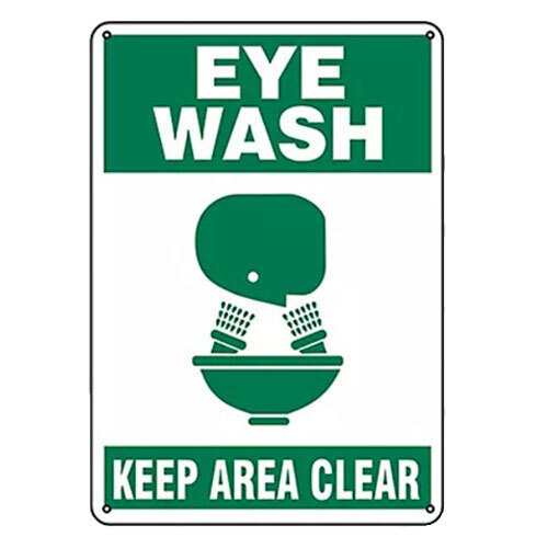 S-17343P "EYE WASH" SIGN - PLASTIC