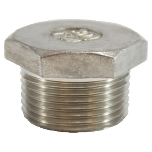 62635 1 304 STAINLESS STEEL CORED HEX HEAD PLUG