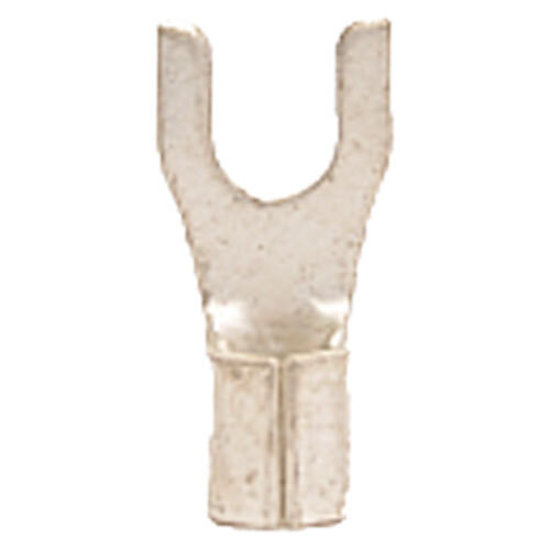 10072 22-18 AWG UNINSULATED BUTTED SEAM BLOCK SPADE CONNECTOR WITH #10 STUD