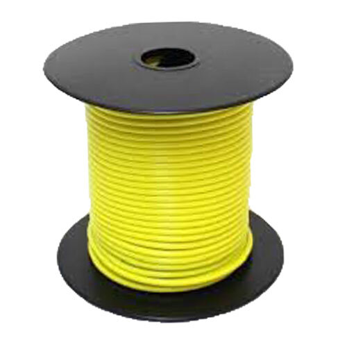 318-4C 18 AWG YELLOW SXL CROSS-LINK PRIMARY WIRE 100' SPOOL