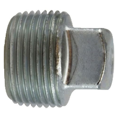 66655 1 ZINC STEEL PIPE SQUARE HEAD PLUG