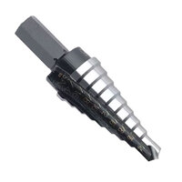 #3 GOLD OXIDE 78-UB STEP DRILL BIT 3/8 SHANK FOR 1/4-3/4 HOLE SIZE 1/16 INCREMENTS