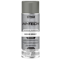 DOVE GRAY HI-TECH ENAMEL SPRAY PAINT 16OZ CAN 12 OZ FILL