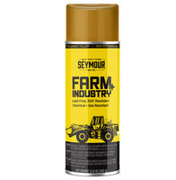 NEW EQUIPMENT YELLOW FARM & INDUSTRY HEAVY DUTY ENAMEL 16OZ CAN 12OZ FILL