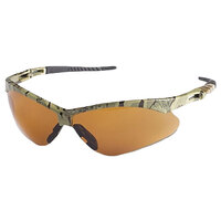 NEMESIS SAFETY GLASSES BRONZE LENS CAMOUFLAGE FRAME