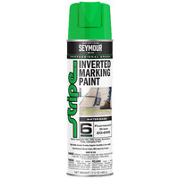 FLUORESCENT GREEN STRIPE 6-SERIES INVERTED GROUND MARKING PAINT 20OZ CAN 170Z FILL