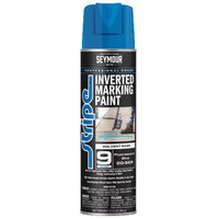 FLUORESCENT BLUE STRIPE 9-SERIES INVERTED GROUND SOLVENT BASE MARKING PAINT 20OZ CAN 170Z FILL