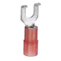 22-18 AWG NYLON INSULATED FLANGED SPADE CONNECTOR WITH #6 STUD