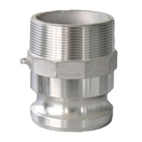 1/2 316 STAINLESS STEEL CAM AND GROOVE CAMLOCK MALE ADAPTER X MALE NPT TYPE F