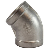 1/8 316 STAINLESS STEEL PIPE 45 DEGREE ELBOW