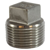 3 316 STAINLESS STEEL SQUARE HEAD PLUG