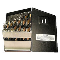 15 PIECE TYPE 240-UB SUPER PREMIUM BLACK & GOLD135 DEGREE SPLIT POINT DRILL BIT INDEX