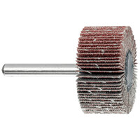 1 1/2 X 1 X 80 GRIT MOUNTED FLAP WHEEL 1/4 SHANK ALUMINUM OXIDE A