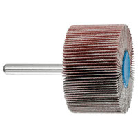 2 X 1 X 120 GRIT MOUNTED FLAP WHEEL 1/4 SHANK ALUMINUM OXIDE A