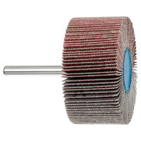 2 1/2 X 1 X 80 GRIT MOUNTED FLAP WHEEL 1/4 SHANK ALUMINUM OXIDE A