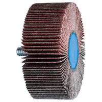 2 1/2 X 1 X 80 GRIT QUICK CHANGE FLAP WHEEL 1/4-20 SHANK ALUMINUM OXIDE A