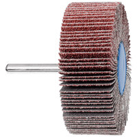 3 X 1 X 40 GRIT MOUNTED FLAP WHEEL 1/4 SHANK ALUMINUM OXIDE A