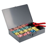 706 PIECE HEAT SHRINK CONNECTOR KIT WITH RATCHET TOOL 18.5 X 12 METAL DRAWER