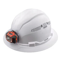 HARD HAT KLEIN 60407RL FULL BRIM WITH LAMP TYPE 1 CLASS C WHITE