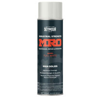 FLAT WHITE MRO HIGH SOLIDS SPRAY PAINT 20OZ CAN 16OZ FILL