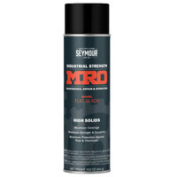 FLAT BLACK MRO HIGH SOLIDS SPRAY PAINT 20OZ CAN 16OZ FILL