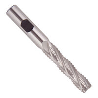 1/2 COBALT 4 FLUTE SINGLE END CENTER CUTTING ROUGHING END MILL 1/2 SHANK 3 1/4 OVERALL LENGTH