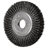 10 X .023 CARBON STEEL STANDARD TWIST DOUBLE ROW KNOT WHEEL BRUSH 2 ARBOR