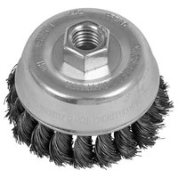 3 1/2 X .014 CARBON STEEL KNOT WIRE CUP BRUSH 5/8-11 ARBOR