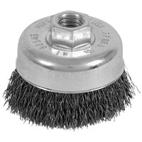 CRIMPED WIRE CUP BRUSH PSF 2-3/4" DIA. .014 CARBON STEEL 5/8-11" THREAD RETAIL