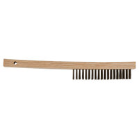 3X19 X .012 STAINLESS STEEL CURVED HANDLE SCRATCH BRUSH