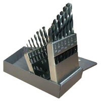 29 PIECE TYPE 240-AL LEFT HAND SPIRAL 135 DEGREE SPLIT POINT SUPER PREMIUM DRILL BIT INDEX