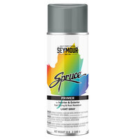 LIGHT GRAY SPRUCE PRIMER PAINT 16OZ CAN 12OZ FILL