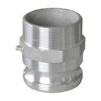 1/2 ALUMINUM CAM AND GROOVE CAMLOCK MALE ADAPTER X MALE NPT TYPE F