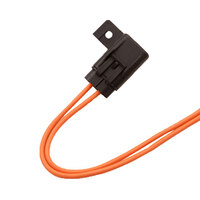 ATC/ATO FUSE HOLDER ORANGE 12 GAUGE WIRE 3 TO 30 AMP