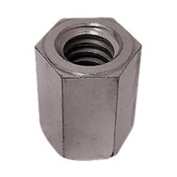 1 1/8-5 Plain Finish Steel ACME Hex Coupling Nut