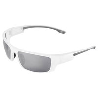 DORADO SAFETY GLASSES SILVER MIRROR LENS SHINY WHITE FRAME