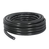 4 AWG X 25' BLACK BATTERY CABLE WITH PVC INSULATION GRAY COLOR CODED STRIPE