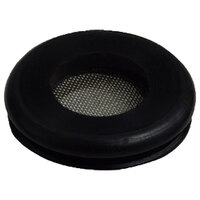 BLACK UNIVERSAL POLYURETHANE GLADHAND SEAL WITH SCREEN FILTER