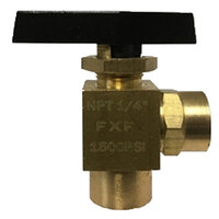 VALVES-BALL-MINI BALL-ANGLE PANEL MOUNT