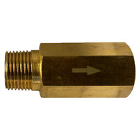 1/4 X 1/4 BRASS ANTI-SIPHON VALVE MALE PIPE X FEMALE PIPE