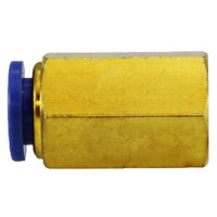 1/4 X 1/8 BRASS COMPOSITE BODY PUSH-IN FEMALE CONNECTOR