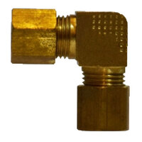 1/8 BRASS COMPRESSION 90 DEGREE BARSTOCK UNION ELBOW