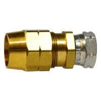 3/8 X 3/4-20 BRASS DOT AIR BRAKE HOSE END FEMALE CONNECTOR